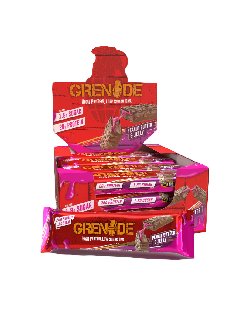 Grenade Protein Bars PB & Jelly Box of 12