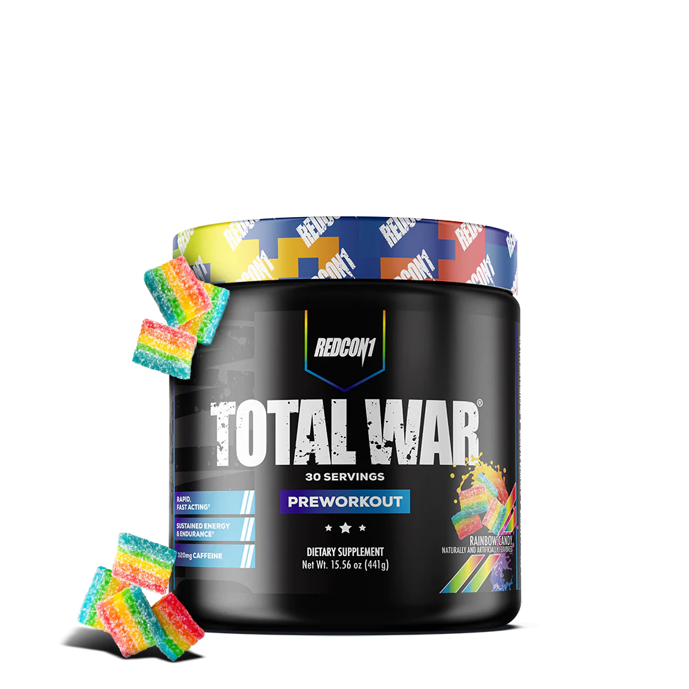 Redcon1 Total War Pre Workout Rainbow Candy 30 Servings