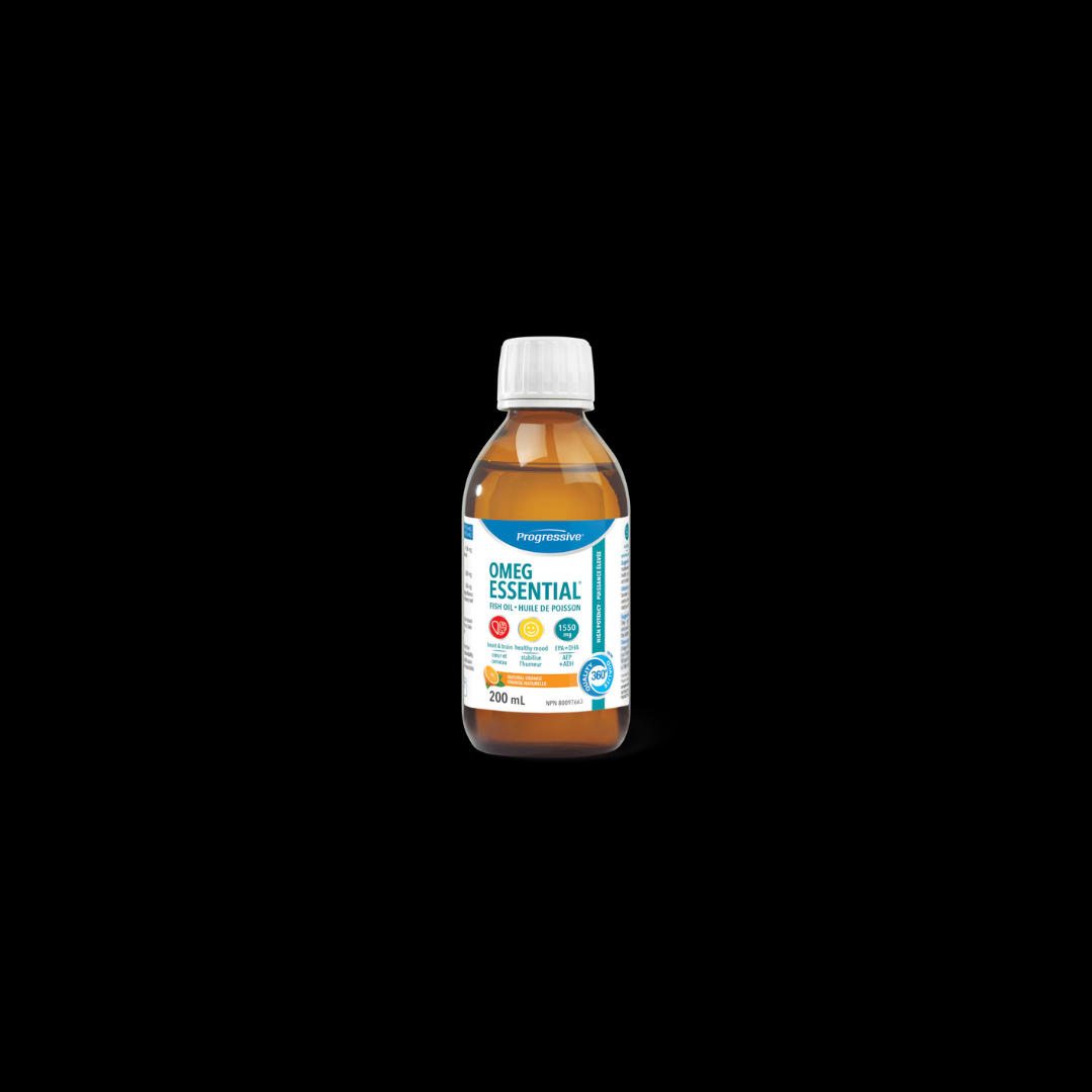 Progressive Omeg Essential Fish Oil Liquid Orange Flavour 500ml